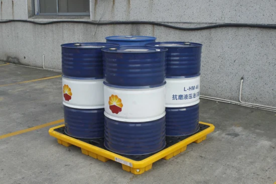 4 Drums Heavy Duty Oil Chemical Anti-Spill Detachable Plastic Pallet with Factory Price for Sale